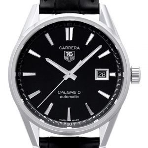 Tag Heuer Carrera War211a.Fc6180 Kello Musta / Nahka