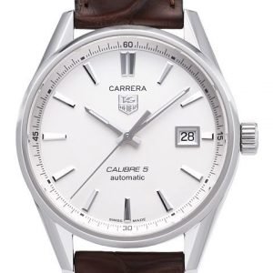 Tag Heuer Carrera War211b.Fc6181 Kello Hopea / Nahka