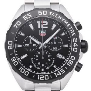 Tag Heuer Formula 1 Caz1010.Ba0842 Kello Musta / Teräs