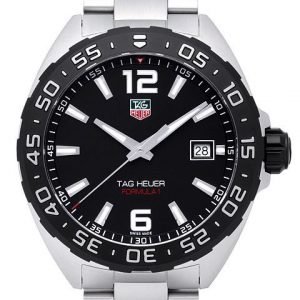 Tag Heuer Formula 1 Waz1110.Ba0875 Kello Musta / Teräs