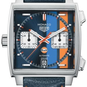 Tag Heuer Monaco Caw211r.Fc6401 Kello Sininen / Nahka