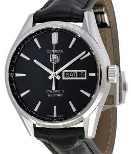 Tag Heuer Tag Heuer Carrera War201a.Fc6266 Kello Musta / Nahka