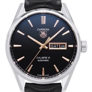 Tag Heuer Tag Heuer Carrera War201c.Fc6266 Kello Musta / Nahka