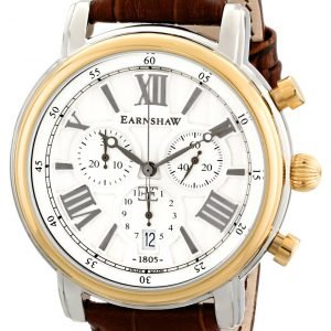 Thomas Earnshaw Longcase Es-0016-05 Kello Valkoinen / Nahka