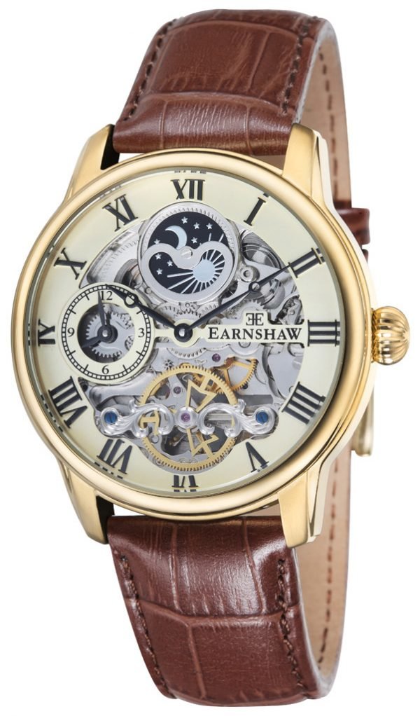 Thomas Earnshaw Longitude Es-8006-06 Kello Kullattu / Nahka