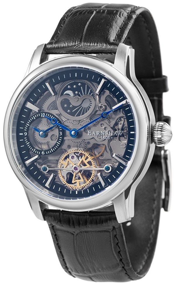Thomas Earnshaw Longitude Es-8063-04 Kello Harmaa / Nahka