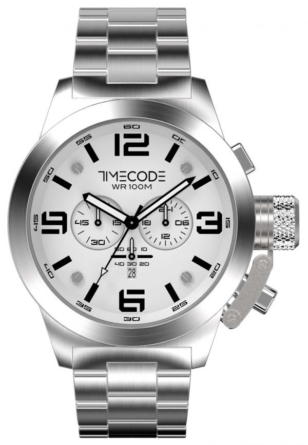 Timecode Wto 1994 Tc-1007-02 Kello Valkoinen / Teräs