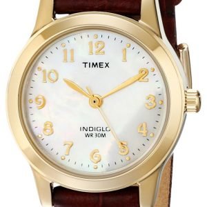 Timex Classic Elevated T21693 Kello Valkoinen / Nahka