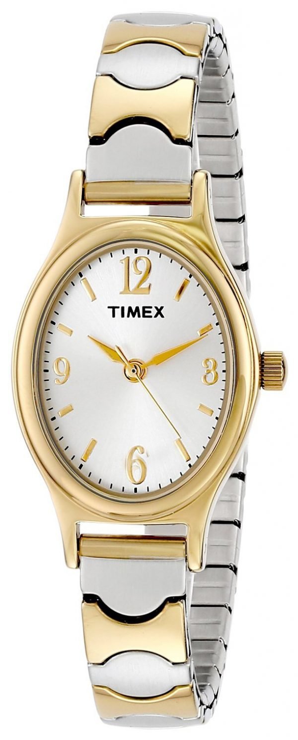 Timex Classic Elevated T26301 Kello Hopea / Kullansävytetty