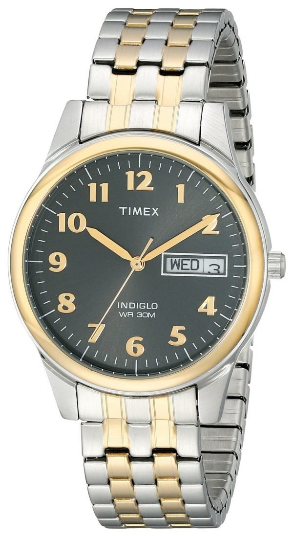 Timex Classic Elevated T26481 Kello Harmaa / Kullansävytetty