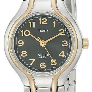 Timex Classic Elevated T2k951 Kello Musta / Kullansävytetty