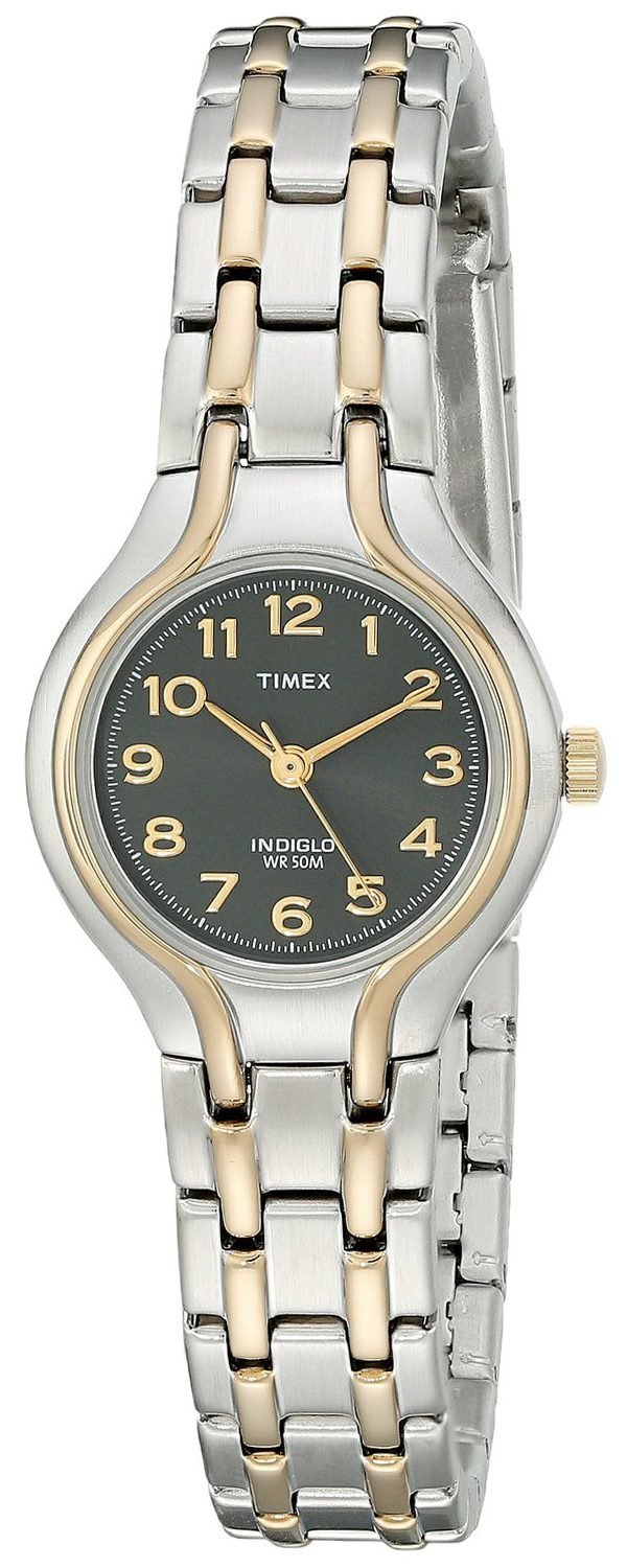 Timex Classic Elevated T2k951 Kello Musta / Kullansävytetty