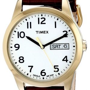 Timex Classic Elevated T2n065 Kello Valkoinen / Nahka