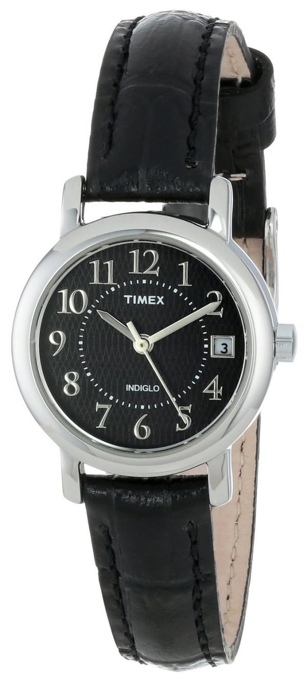 Timex Classic Elevated T2n335 Kello Musta / Nahka