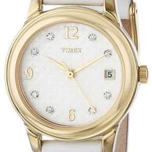 Timex Classic Elevated T2n449 Kello Valkoinen / Nahka