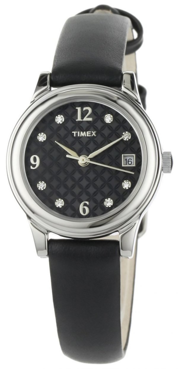 Timex Classic Elevated T2n450 Kello Musta / Nahka