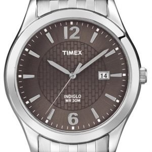 Timex Classic Elevated T2n848 Kello Ruskea / Teräs