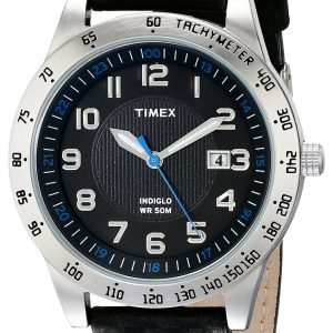 Timex Classic Elevated T2n920 Kello Musta / Nahka