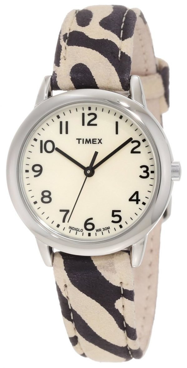 Timex Classic Elevated T2n967 Kello Beige / Nahka