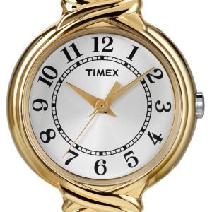 Timex Classic Elevated T2n979 Kello Hopea / Kullansävytetty