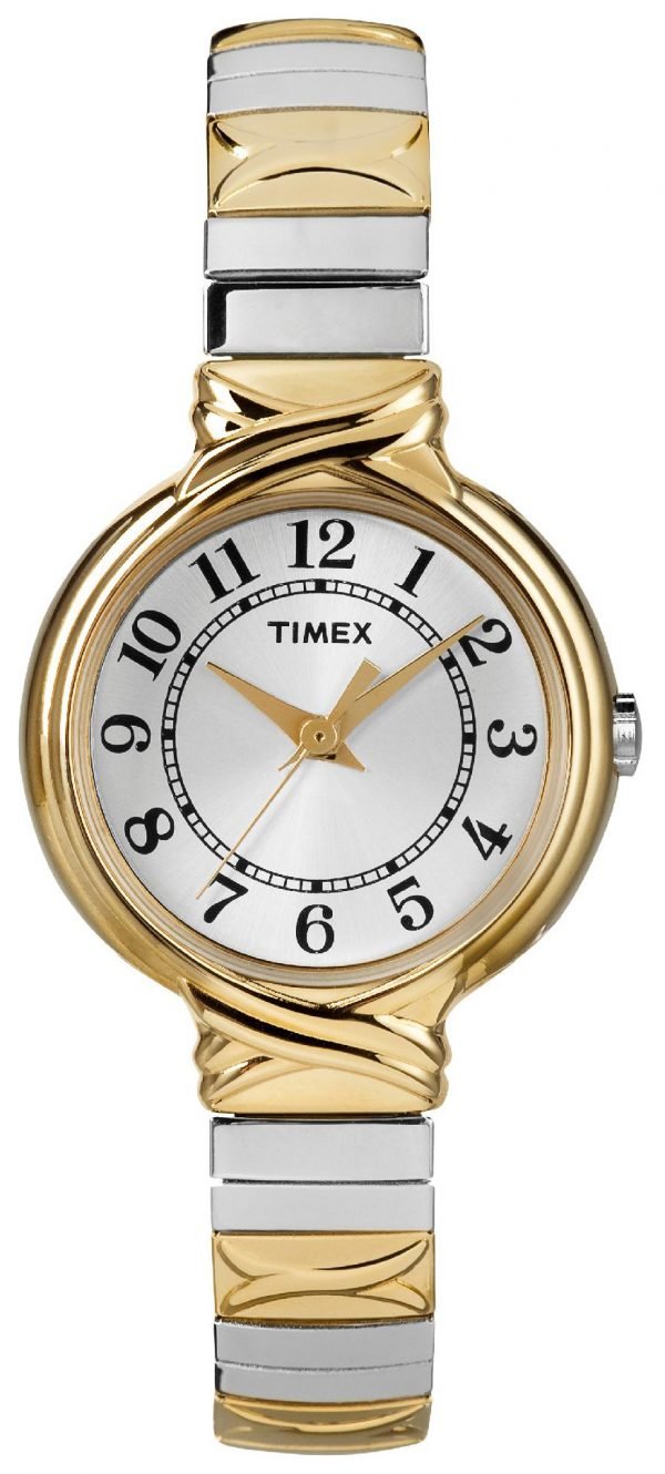 Timex Classic Elevated T2n979 Kello Hopea / Kullansävytetty