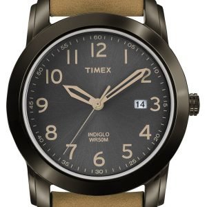 Timex Classic Elevated T2p133 Kello Musta / Nahka