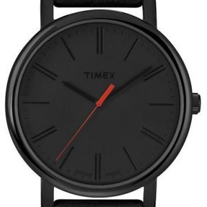 Timex Classic T2n794pf Kello Musta / Nahka