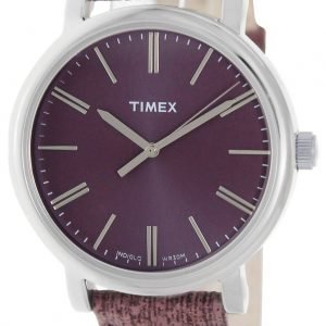 Timex Classic T2p172 Kello Violetti / Nahka