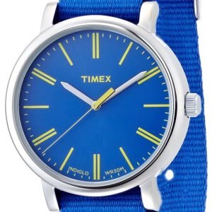 Timex Classic T2p362 Kello Sininen / Tekstiili