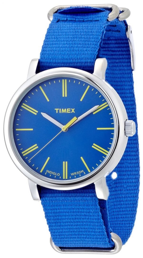 Timex Classic T2p362 Kello Sininen / Tekstiili