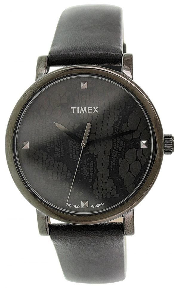 Timex Classic T2p461 Kello Musta / Nahka