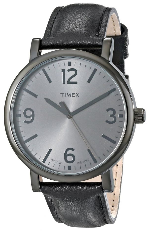 Timex Classic T2p528ab Kello Harmaa / Nahka