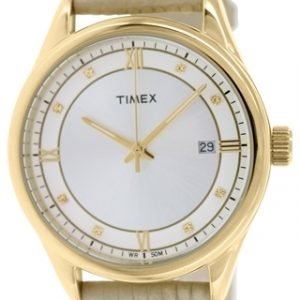 Timex Classic T2p556 Kello Hopea / Nahka