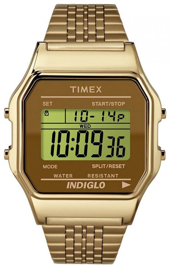 Timex Classic Tw2p48700 Kello Lcd / Kullansävytetty Teräs