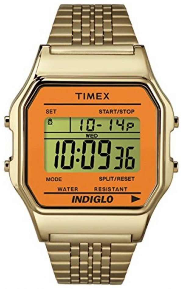 Timex Classic Tw2p65100 Kello Lcd / Kullansävytetty Teräs