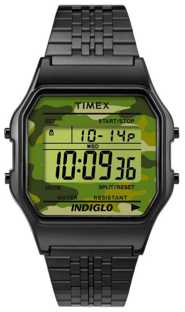 Timex Classic Tw2p67100 Kello Lcd / Teräs