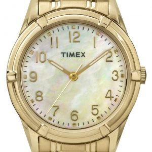 Timex Classic Tw2p78300 Kello Valkoinen / Kullansävytetty