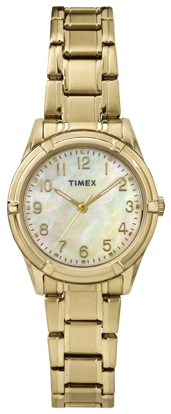 Timex Classic Tw2p78300 Kello Valkoinen / Kullansävytetty