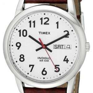 Timex Easy Reader T20041 Kello Hopea / Nahka