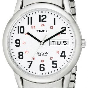 Timex Easy Reader T20461 Kello Valkoinen / Teräs