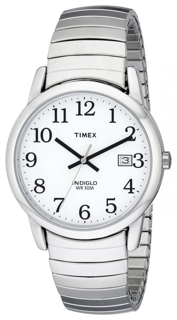 Timex Easy Reader T2h451 Kello Valkoinen / Teräs