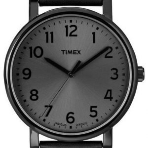 Timex Easy Reader T2n346 Kello Musta / Nahka