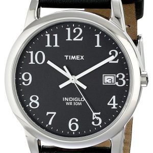 Timex Easy Reader T2n370 Kello Musta / Nahka