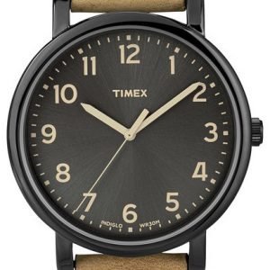 Timex Easy Reader T2n677d7 Kello Musta / Nahka