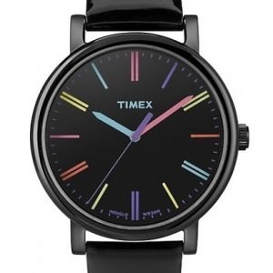 Timex Easy Reader T2n790 Kello Musta / Nahka