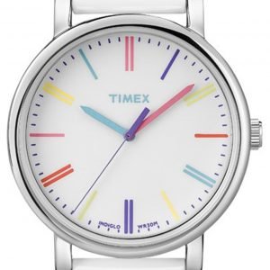 Timex Easy Reader T2n791 Kello Valkoinen / Nahka