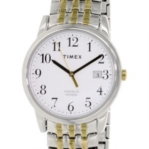 Timex Easy Reader T2p295 Kello Valkoinen / Kullansävytetty