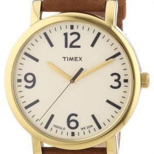 Timex Easy Reader T2p527 Kello Beige / Nahka