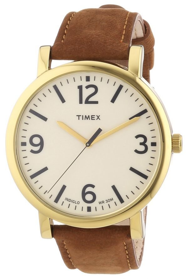 Timex Easy Reader T2p527 Kello Beige / Nahka