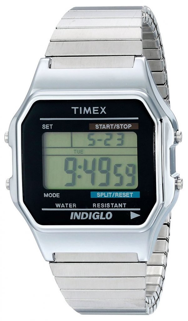 Timex Easy Reader T78587d7 Kello Lcd / Teräs